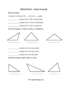 Picture of Triangles - Check Yourself