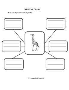 Picture of Writing: Giraffes