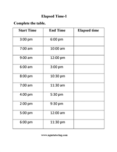 Picture of Elapsed Time