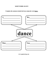 Picture of Sight Words: Dance