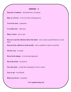Picture of Idioms-3