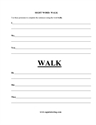 Picture of Sight Word: Walk