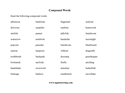 Picture of Compound Words