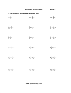 Picture of Fraction Computation