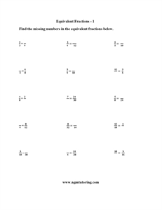 Picture of Equivalent Fractions